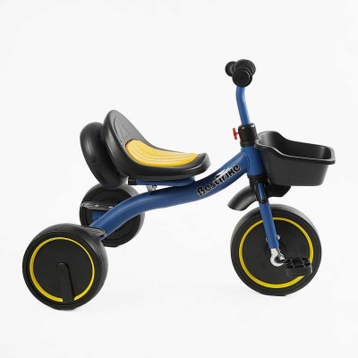 Велосипед 3-х колісний BS-45602 "Best Trike" (1) колеса EVA переднє 10’’, заднє 8’’, сталева рама, УКР.ОЗВУЧУВАННЯ, світло, кошик, в коробці