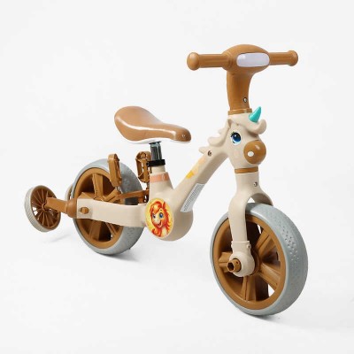 Велосипед-трансформер Best Trike JM-0102-8 (1) колеса 10’’, музика та підсвічування, з’ємні педалі, з’ємні допоміжні бокові колеса, в коробці