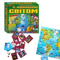гр Настільна гра "Подорожуємо світом" 12120099У (6) "Ранок"