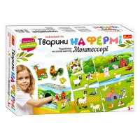 гр Тварини на фермі. Розроблено на основі методу Монтессорі 10156012У (6) "Ранок" гр Тварини на фермі. Розроблено на основі методу Монтессорі 10156012У (6) "Ранок"