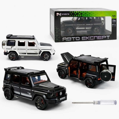 Машинка N-9470-92 (24/2) 4 кольори, "Авто Експерт", металопластик, 1:24, світло, звук, інерція, відчиняються двері, багажник, капот, в коробці, ВИДАЄТЬСЯ МІКС