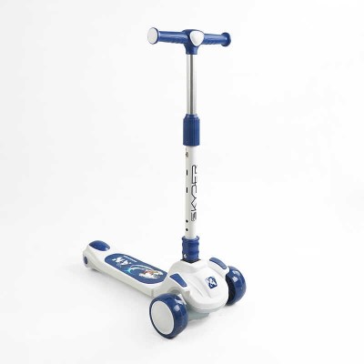 Самокат 5в1 "Skyper" GH-51784 (4) колеса PU125х40мм зі світлом, укр озвучування та підсвічування платформи,с ДОП. КОЛЕСАМИ, захисний бампер, в коробці