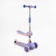 Самокат триколісний з сидінням "Skyper" JT-20927 (6) колеса PU 114х35мм зі світлом, музика та підсвічування платформи, кермо складне