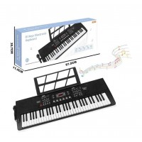 Синтезатор R 677 (5) 61 клавіша, 16 тембрів, 10 ритмів, 6 демо мелодій, “sound edit”, мікрофон, працює від мережі/батарейок, звуки музичних інструментів, функція програмування, в коробці