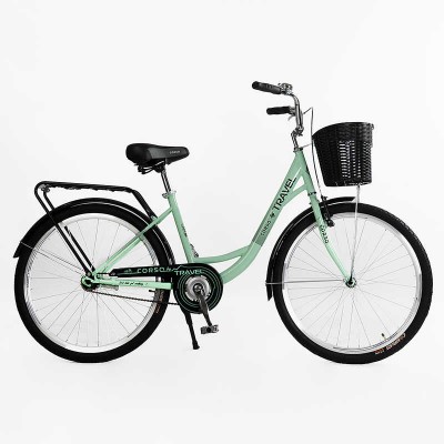 Велосипед міський Corso «TRAVEL» 26`` TL-26727 + КОШИК
