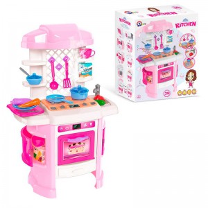 гр Кухня 6696 (3) підсвічування, звук, пар, 29 аксесуарів, "Technok Toys", в коробке