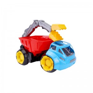 гр Машина "Самосвал"  6900 (2) "Technok Toys"  инерция, подвижное навесное оборудование, регулировка колес, в сетке