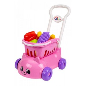 гр Игрушка "Тележка" 7563 (3) "Technok Toys", 16 продуктов, в коробке