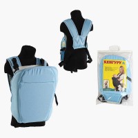 гр Рюкзак-кенгуру №6 - 0459 (1) сидячи, колір блакитний. Призначений для дітей із тримісячного віку