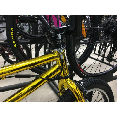 Трюковий дитячий велосипед беймікс 20 дюймів Crosser BMX 20" GOLD Трюковий дитячий велосипед беймікс 20 дюймів Crosser BMX 20" GOLD