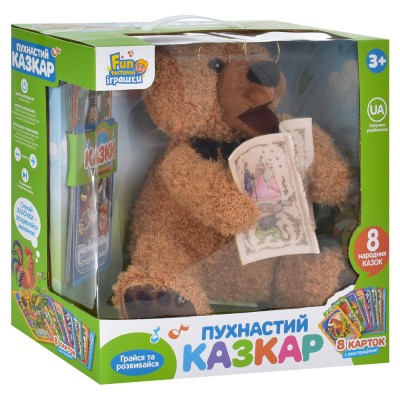 Сказочник на украинском языке - детская интерактивная игрушка "Медведь" FT 0034