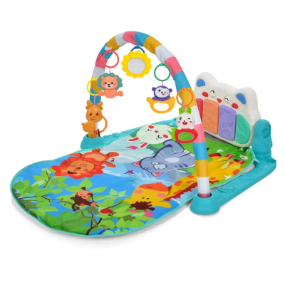 Дитячий розвиваючий ігровий килимок 2в1 каталка-ходунки-штовхач 2 кольори (668-31) Дитячий розвиваючий ігровий килимок 2в1 каталка-ходунки-штовхач 2 кольори (668-31)