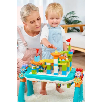 Дитячий розвиваючий музичний ігровий центр з конструктором та піаніно (9930)