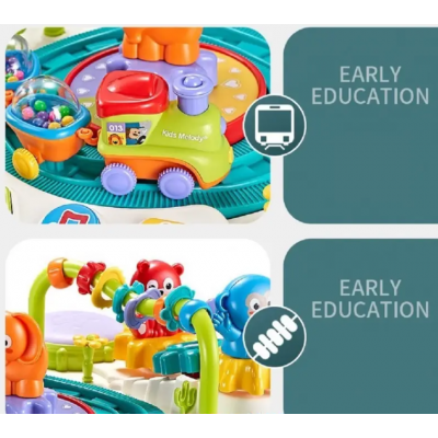 Дитячий розвиваючий музичний ігровий центр з конструктором та піаніно (9930)