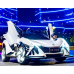 Электромобиль детский одноместный спорткар 4 мотора 45W аккумулятор 12V10AH белый (M 5813EBLR-1)