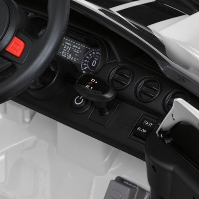 Электромобиль детский одноместный машина Форд Мустанг 2 мотора 35W аккумулятор 12V7AH белый (M 5778EBLR-1)