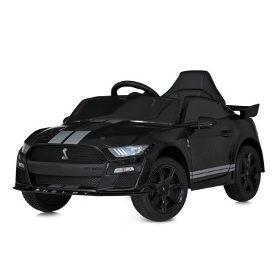 Электромобиль детский одноместный машина Форд Мустанг 2 мотора 35W аккумулятор 12V7AH черный (M 5778EBLR-2)