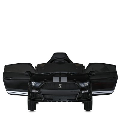 Электромобиль детский одноместный машина Форд Мустанг 2 мотора 35W аккумулятор 12V7AH черный (M 5778EBLR-2)