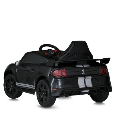 Электромобиль детский одноместный машина Форд Мустанг 2 мотора 35W аккумулятор 12V7AH черный (M 5778EBLR-2)