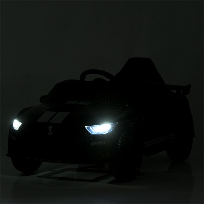 Электромобиль детский одноместный машина Форд Мустанг 2 мотора 35W аккумулятор 12V7AH черный (M 5778EBLR-2)