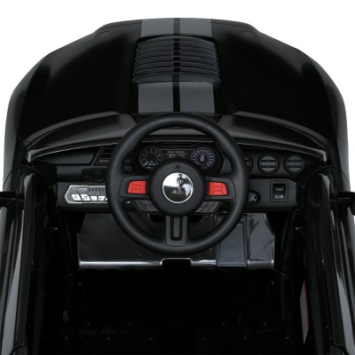 Электромобиль детский одноместный машина Форд Мустанг 2 мотора 35W аккумулятор 12V7AH черный (M 5778EBLR-2)