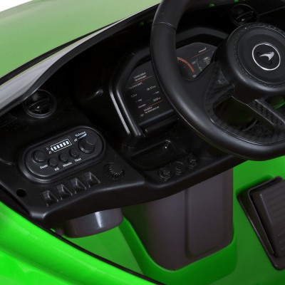 Электромобиль детский одноместный спорткар McLaren 4 мотора 25W аккумулятор 12V9AH зеленый (M 5726EBLR-5)