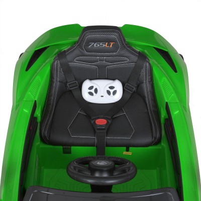 Электромобиль детский одноместный спорткар McLaren 4 мотора 25W аккумулятор 12V9AH зеленый (M 5726EBLR-5)