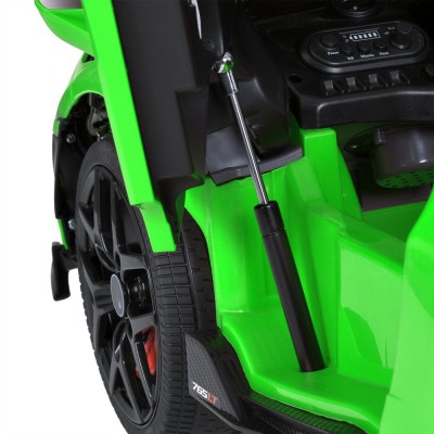 Электромобиль детский одноместный спорткар McLaren 4 мотора 25W аккумулятор 12V9AH зеленый (M 5726EBLR-5)