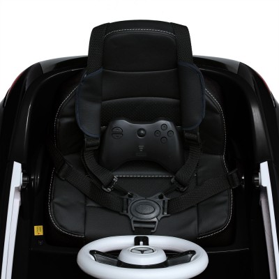 Электромобиль детский одноместный машина Мерседес 2 мотора 45W аккумулятор 12V9AH черный (M 5107EBLR-2)