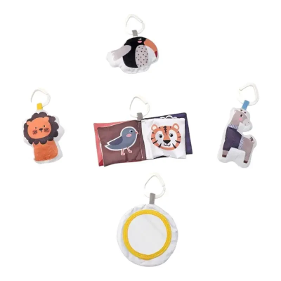 Ігровий килимок для новонароджених EL CAMINO (з плюшевими бортами, 5 підвісних іграшок) ME 1170 Beige Ігровий килимок для новонароджених EL CAMINO (з плюшевими бортами, 5 підвісних іграшок) ME 1170 Beige