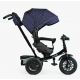 Детский трехколесный велосипед-коляска с родительской ручкой с фарой BestTrike "Perfetto" (8066 / 511-36)