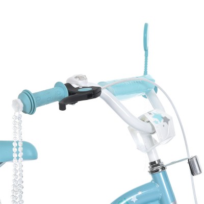 Велосипед дитячий двоколісний 18 дюймів SKD75 м'ятний для дівчинки Profi STAR (MB 18063-1) Велосипед дитячий двоколісний 18 дюймів SKD75 м'ятний для дівчинки Profi STAR (MB 18063-1)