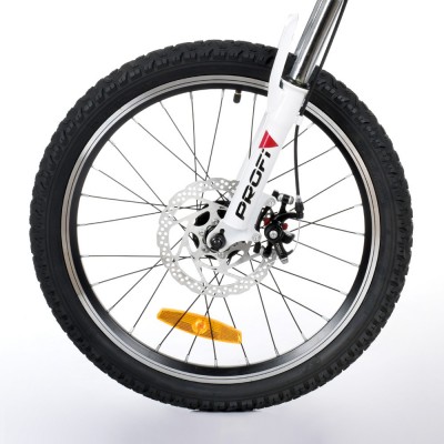 Велосипед детский спортивный 20 дюймов магниевый Shimano 6 скоростей черно-красный Profi (LMG20210-3)