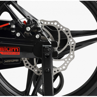 Велосипед дитячий двоколісний 18 дюймів магнієвий литі диски чорно-червоний Corso «REVOLT» (MG-18747)