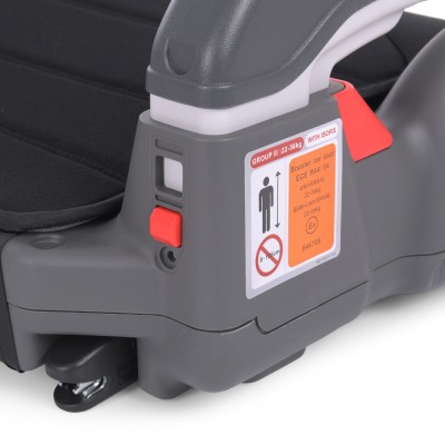 Дитяче автосидіння Бустер із підсклянником El Camino ME 1144 Roro Isofix Royal Black Дитяче автосидіння Бустер із підсклянником El Camino ME 1144 Roro Isofix Royal Black