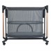 Дитяче ліжечко-люлька-манеж El Camino ME 1125-G NOA Dark Gray