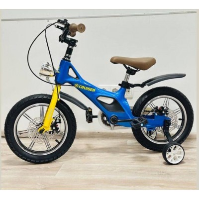 Дитячий велосипед 18 дюймів з додатковими коліщатками для хлопчика Maraton CRUISER ICONIC