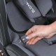 Автокрісло дитяче система Isofix група 0-1-2-3 поворотне El Camino Evolution (ME 1045 Melange Cloud Gray)