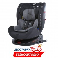 Автокресло детское система Isofix группа 0-1-2-3 поворотное El Camino Everest (ME 1114 Light Gray)