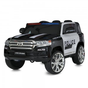 Электромобиль детский лицензионный Джип Полиция Toyota Land Cruiser (JJ2022EBLR-2-1(2)(24V))