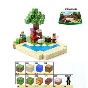 Магнітний конструктор Майнкрафт Minecraft (LZCK 027)