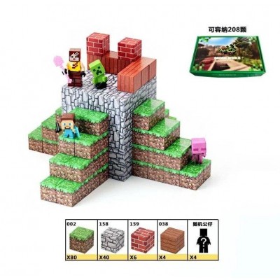 Магнитный конструктор Майнкрафт Minecraft (LZCK 007)