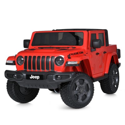 Электромобиль детский двухместный джип внедорожник Jeep с мягким сижением (M 5740EBLR-3)