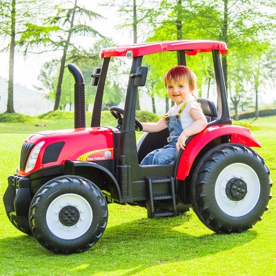 Электромобиль детский трактор с мягким сидением (M 4643EBLR-3)