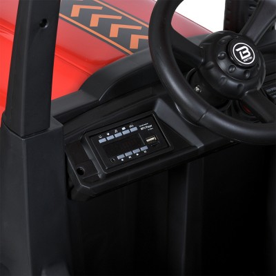 Электромобиль детский трактор с мягким сидением (M 4643EBLR-3)