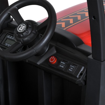 Электромобиль детский трактор с мягким сидением (M 4643EBLR-3)