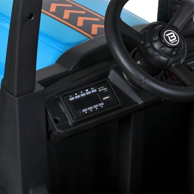 Электромобиль детский трактор с мягким сидением (M 4643EBLR-4)