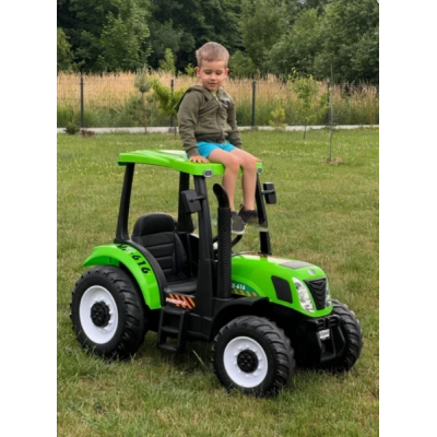 Электромобиль детский трактор с мягким сидением (M 4643EBLR-5)