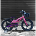 Велосипед детский магниевый для девочки на дисках 16 дюймов розовый (MARS NEW)