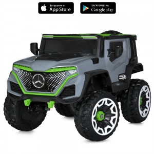 Электромобиль детский джип внедорожник Mercedes с мягким сидением (M 5912EBLR-11)